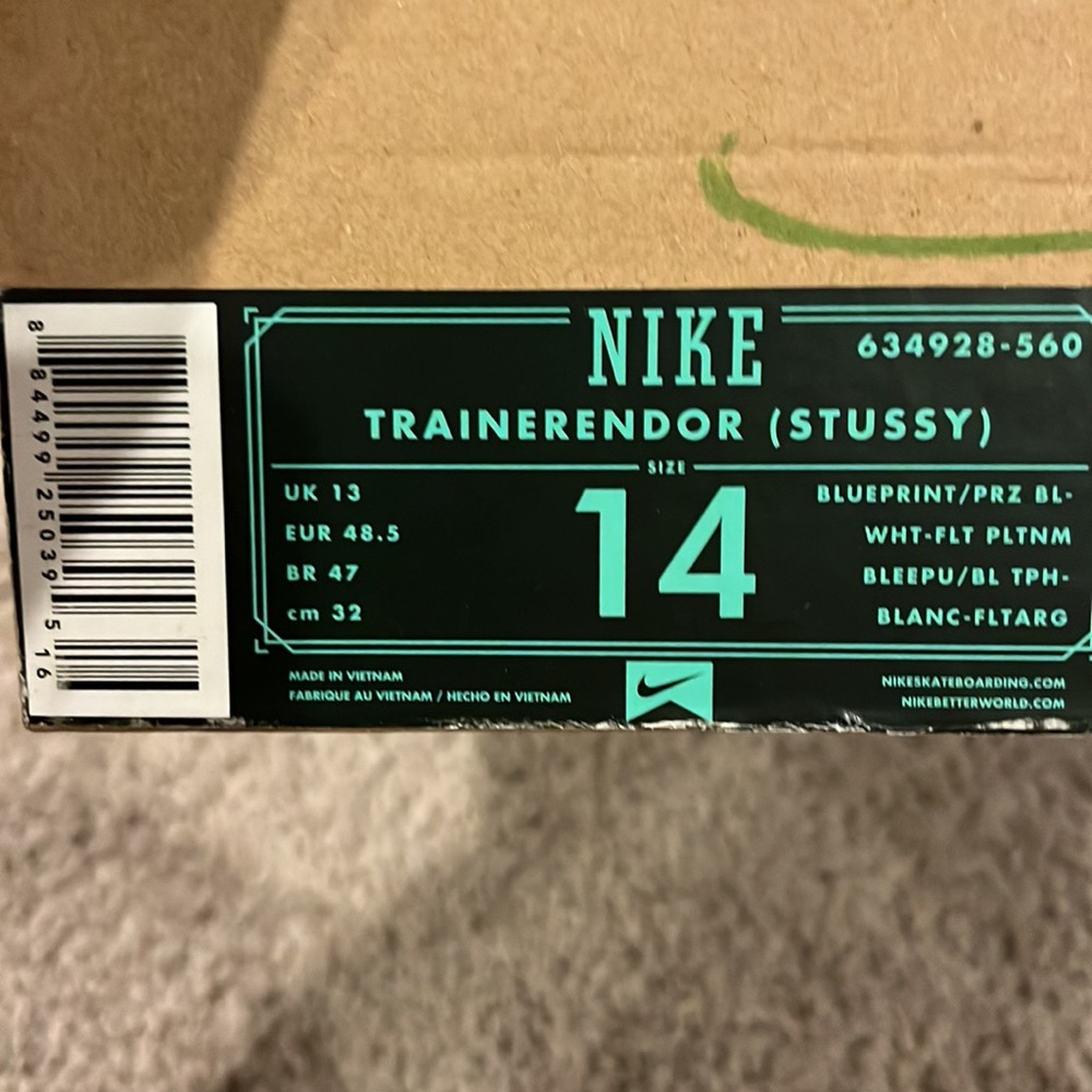 Nike Trainerendor ACG x Stussy Shoe Sneakers new 634928 560 Mens Size 14 - Picture 12 of 12